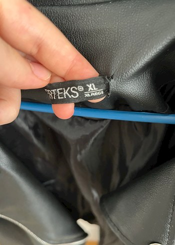 Trendyol & Milla Kemerli Siyah Deri Biker Ceket