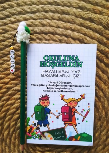 Okula Hoşgeldin Kalemi