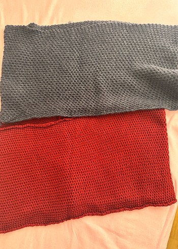 Lacivert bordo iki tane boyunluk - Görsel 2