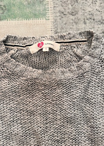 Koton Gri Triko Kadın Uzun Kollu Kazak - Görsel 3