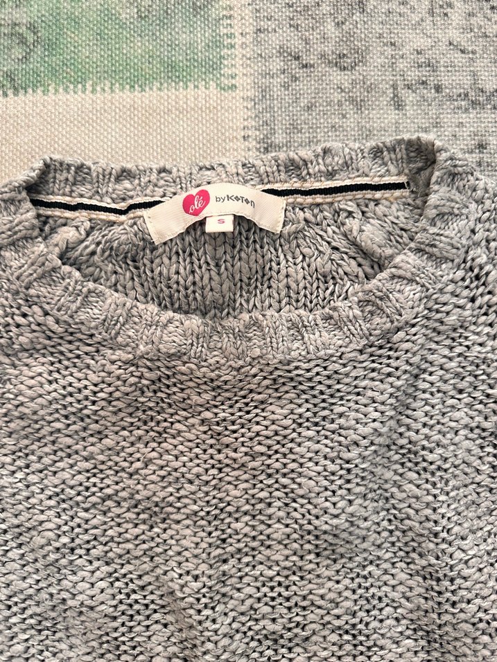 Koton Gri Triko Kadın Uzun Kollu Kazak - Görsel 3