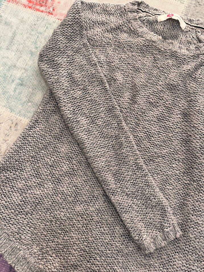 Koton Gri Triko Kadın Uzun Kollu Kazak - Görsel 4