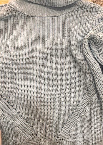 Mavi boğazlı kazak - Görsel 3