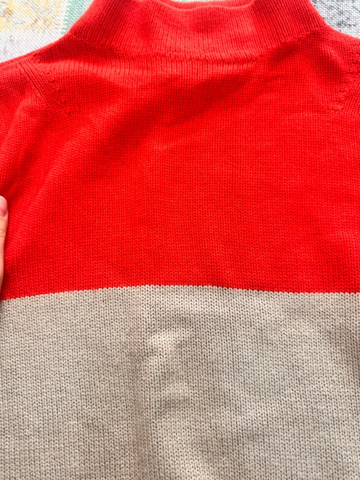 Mango çift renkli kazak m beden - Görsel 3