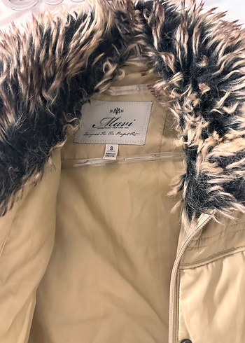 Ltb Kürklü Bej Midi Kadın Kış Montu - Görsel 3