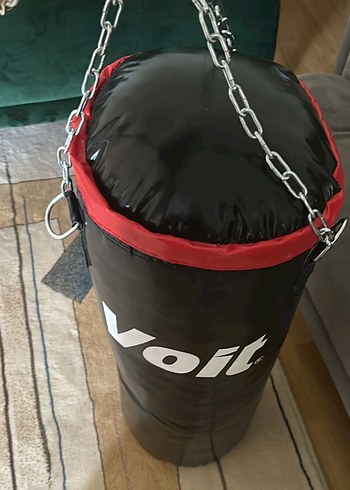 Voit Zincir Detaylı Deri Boks Torbası - Görsel 2