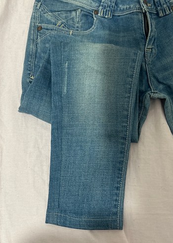 Ltb jean Düğmeli Mavi Normal Boy Kadın Kot Pantolon - Görsel 2