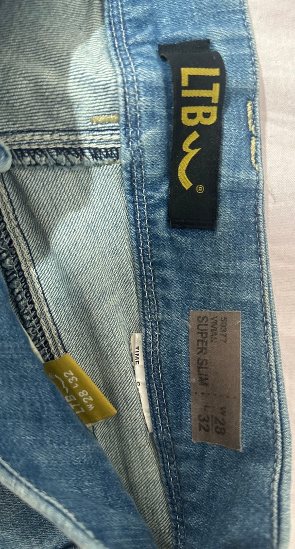 Ltb jean Düğmeli Mavi Normal Boy Kadın Kot Pantolon - Görsel 4