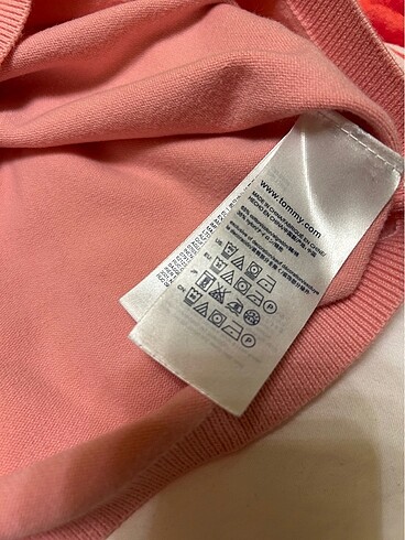 m Beden pembe Renk Orijinal tommy hilfiger kazak