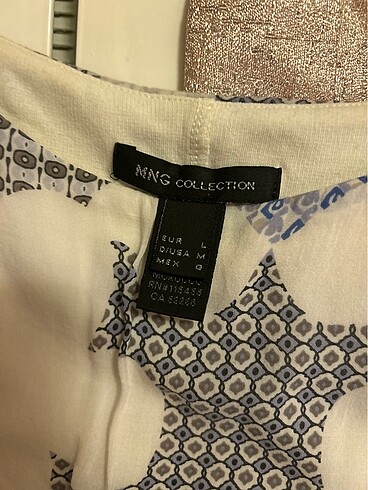Mango Desenli mini elbise