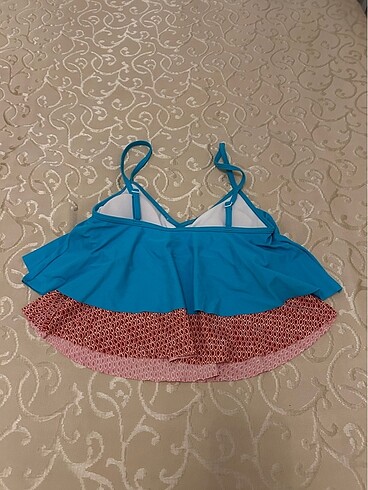 m Beden Fırfırlı üst bikini takımı