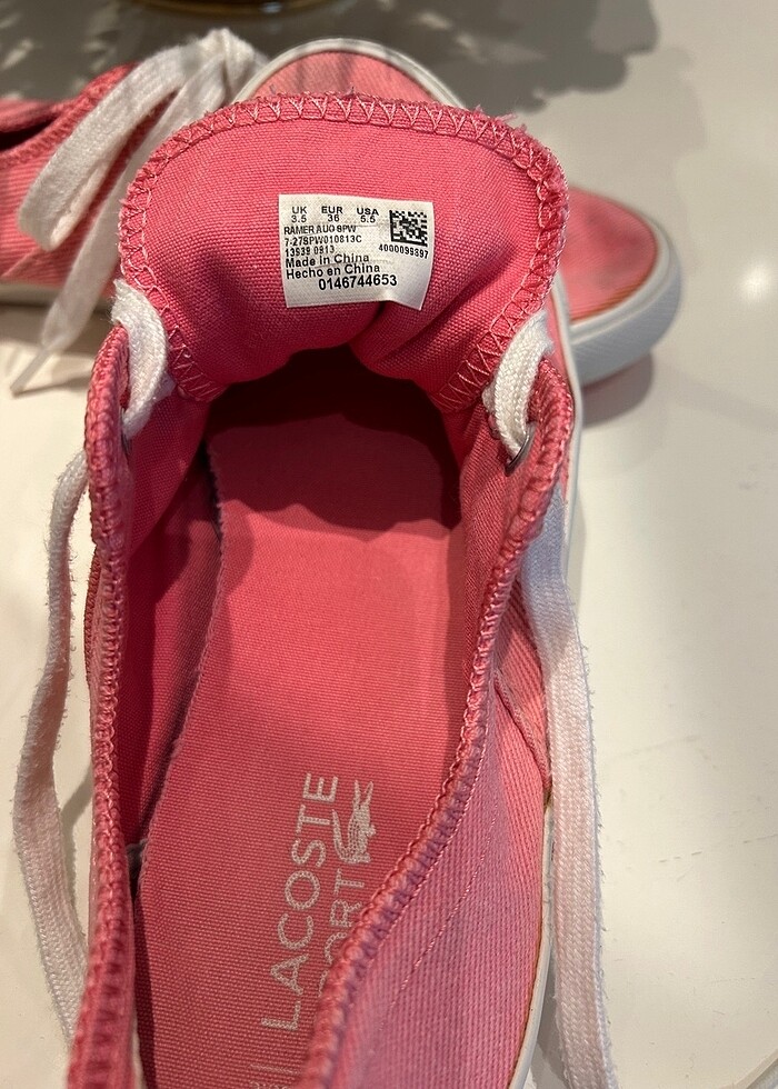 Orijinal lacoste spor ayakkabı - Görsel 4