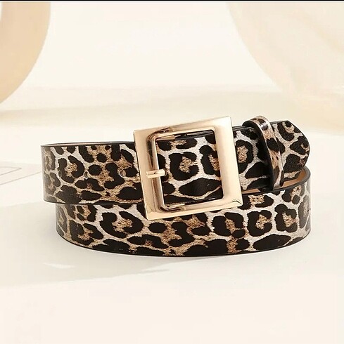 Leopar desen kemer