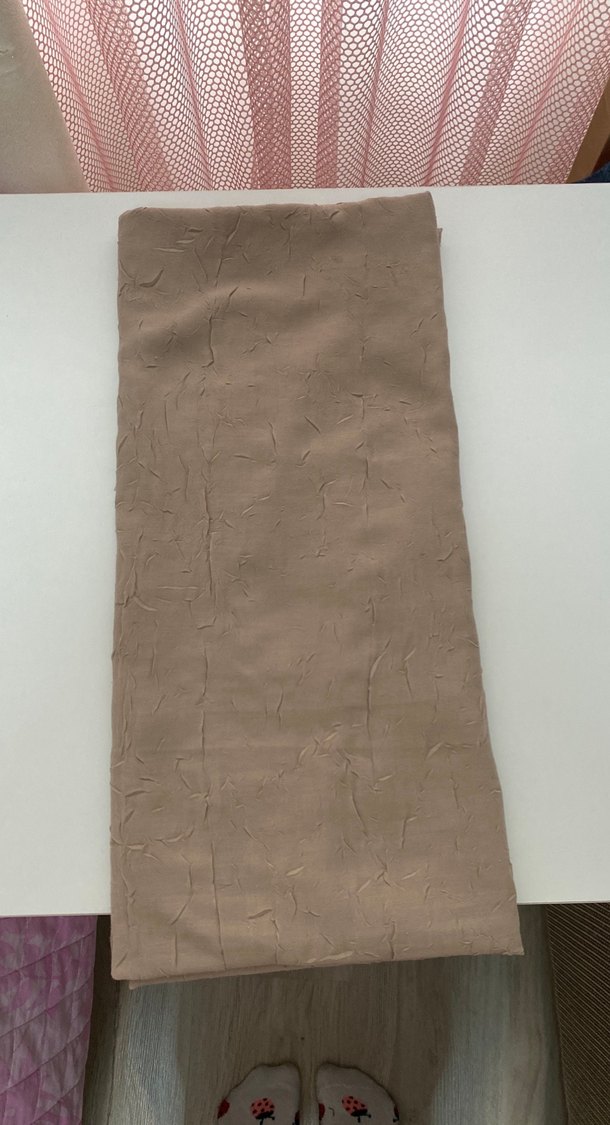 Bej Keten Kadın Şal - Görsel 2