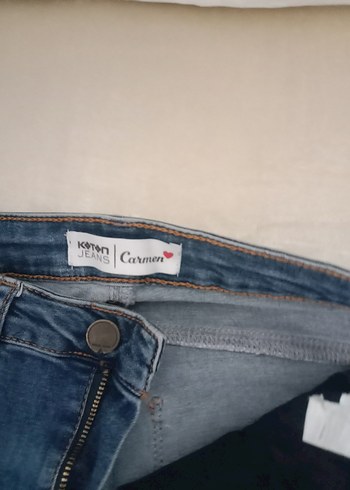 Koton Carmen Düğmeli Midi Boy Kadın Kot