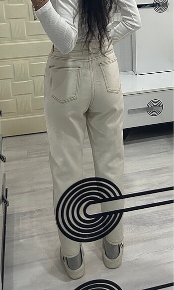 Trendyol & Milla Kadın mont jean bej pantolon