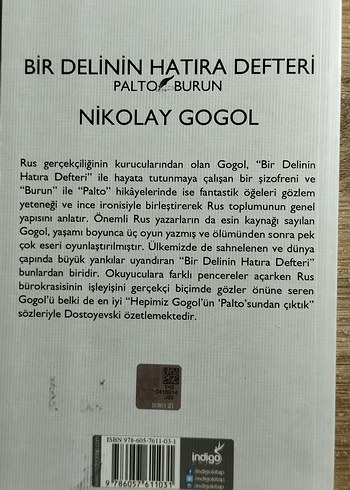 Bir Delinin Hatıra Defteri - Nikolay Gogol