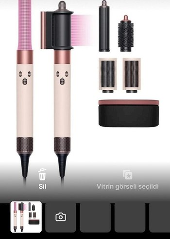 Dyson Pembe Saç Şekillendirici Seti