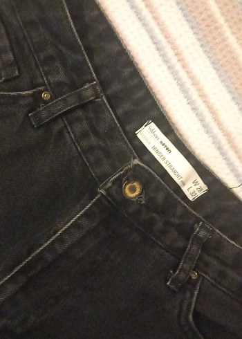 Siyah bol paça jean - Görsel 7