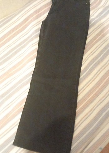 Siyah bol paça jean - Görsel 4