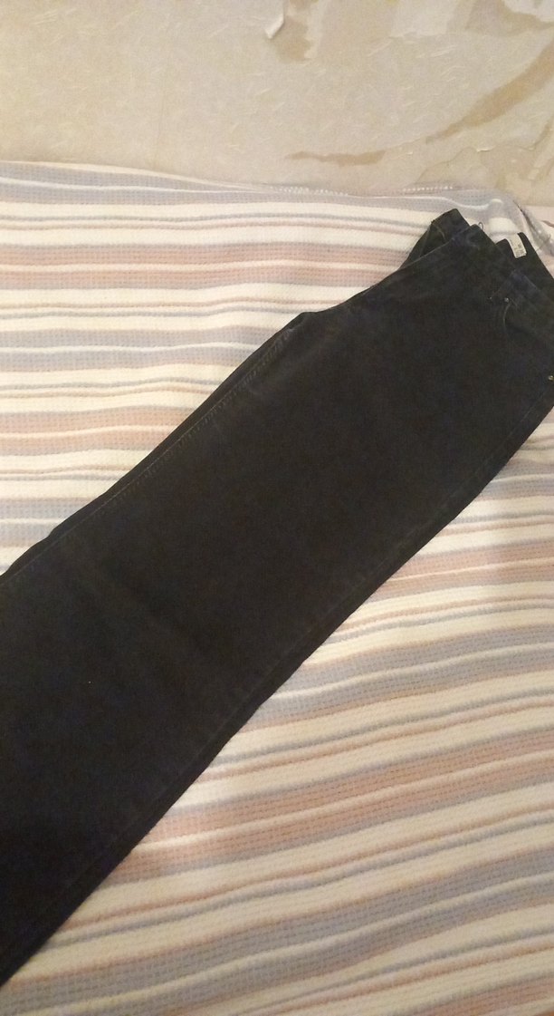 Siyah bol paça jean - Görsel 2