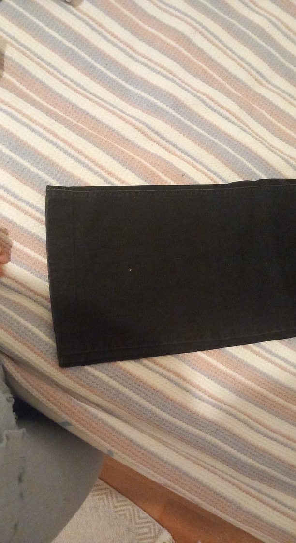 Siyah bol paça jean - Görsel 3