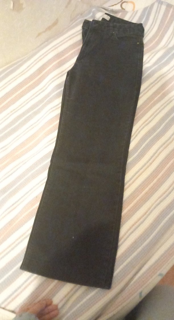 Siyah bol paça jean - Görsel 4