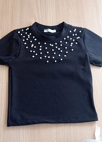 Siyah crop/bluz