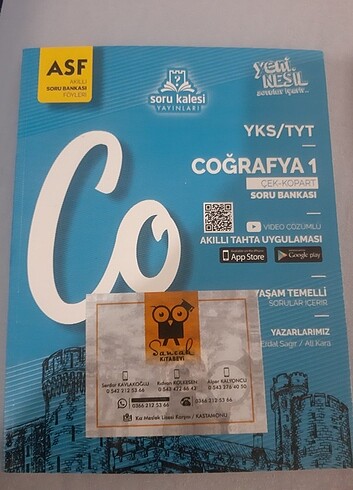 Soru Kalesi Yayınları Tyt Coğrafya çek-kopart Soru Bankası