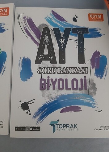 Toprak Yayınları Ayt Biyoloji soru bankası
