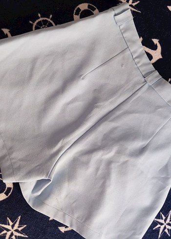 Bershka mavi şort etek