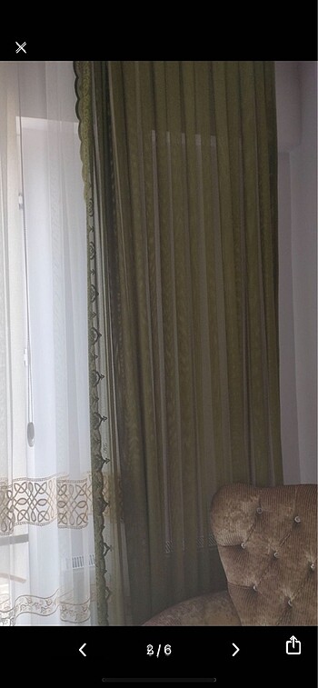 Tül fon perde