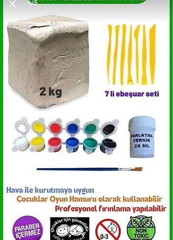 Seramik Hamuru Seti 