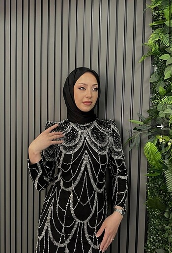 Abiye Tesettür elbise abiye