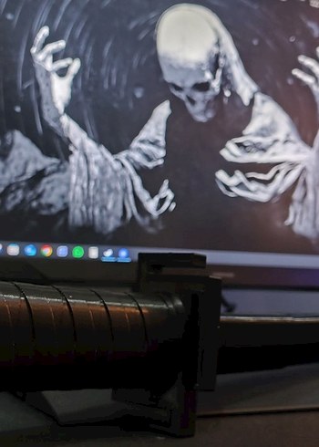 Siyah 3d katana  Kılıç - Görsel 4