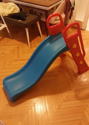 Koyu Mavi Çocuk Kaydırağı - Görsel 3