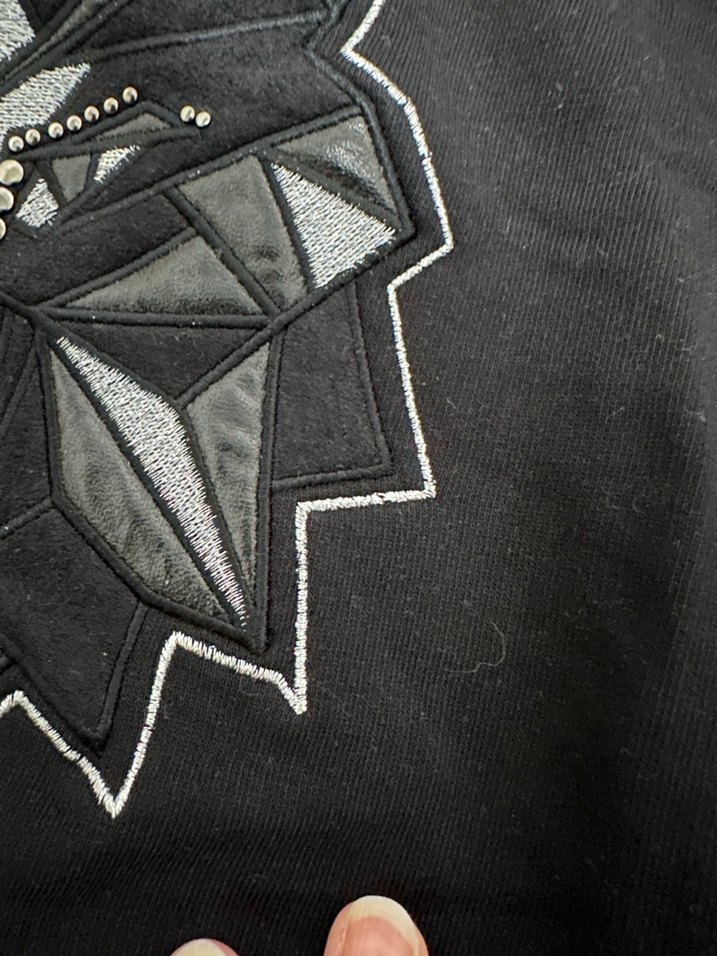 Siyah Kısa Kollu Baskılı Crop Top - Görsel 3