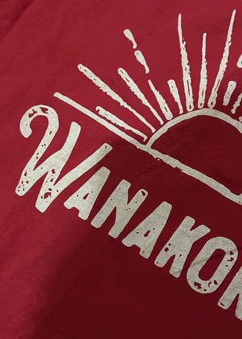 Kırmızı Kadın Kısa Kollu Tişört - Görsel 4