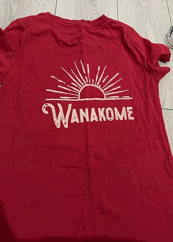 Kırmızı Kadın Kısa Kollu Tişört - Görsel 2