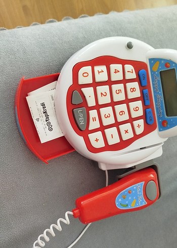  Beden Renkli Çocuk Kasa Oyuncak Seti
