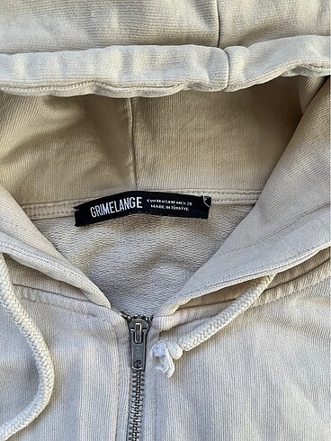 Diğer Fermuarlı sweatshirt ekru