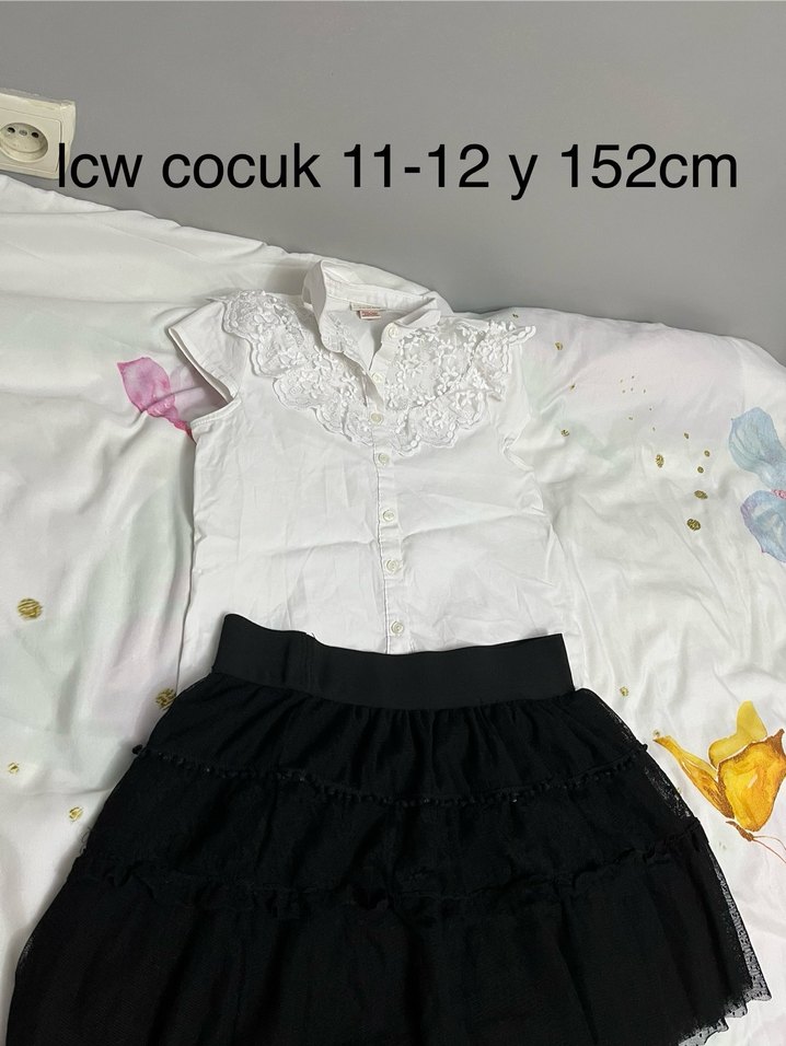 Baskılı Uzun Kollu Kız Tişörtü LC Waikiki - Görsel 2