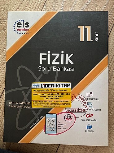 Eis Yayınları 11. Sınıf Fizik Soru Bankası