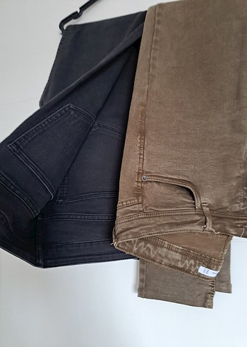 Zara siyah h&m yeşil olan Zara pantolon ikisi gönderilecek