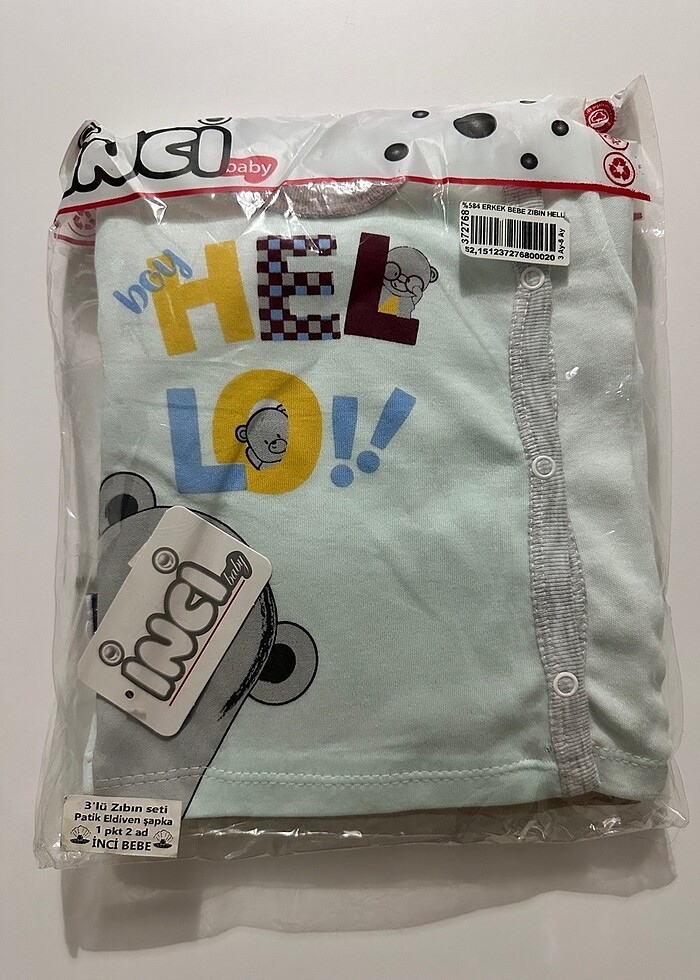 İnci Bebe 3lü Hastane Çıkışı Seti - Görsel 2