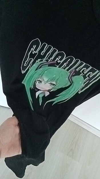 Diğer Hatsune miku Anime karakterli kız çocuk elbise