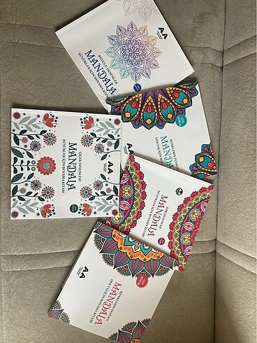 Mandala yetişkin boyama seti 5li