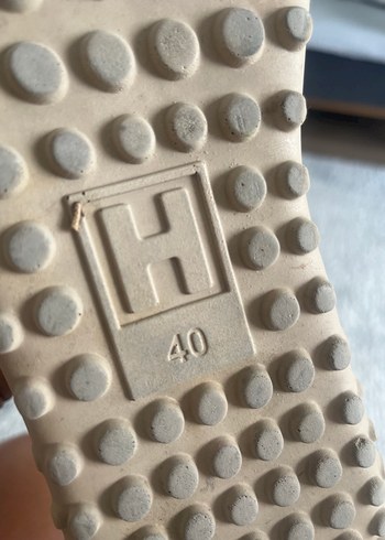 Hotiç Kadın Bej Spor Ayakkabı Wedge Topuklu Bağcıklı