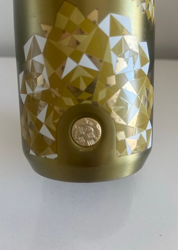 Starbucks Altın Renkli Desenli Termos Bardak