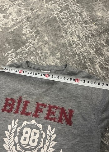 Bilfen okulKız Çocuk Gri Kısa Kollu Baskılı Tişört - Görsel 5